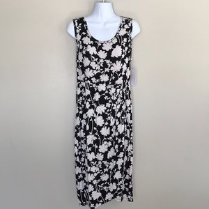 NWT Loveappella Black Wrap Dress M